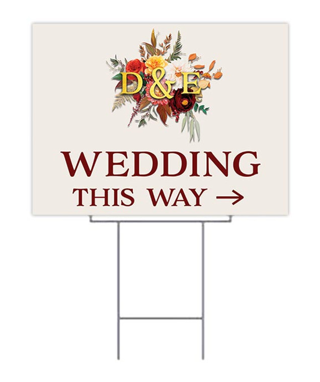 Wedding Yard Sign (YS-WED-006)