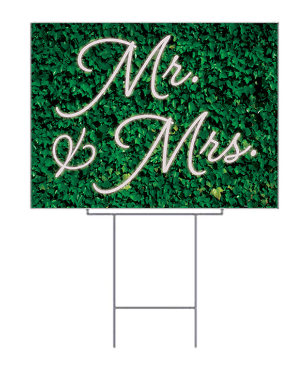 Wedding Yard Sign (YS-WED-008B)