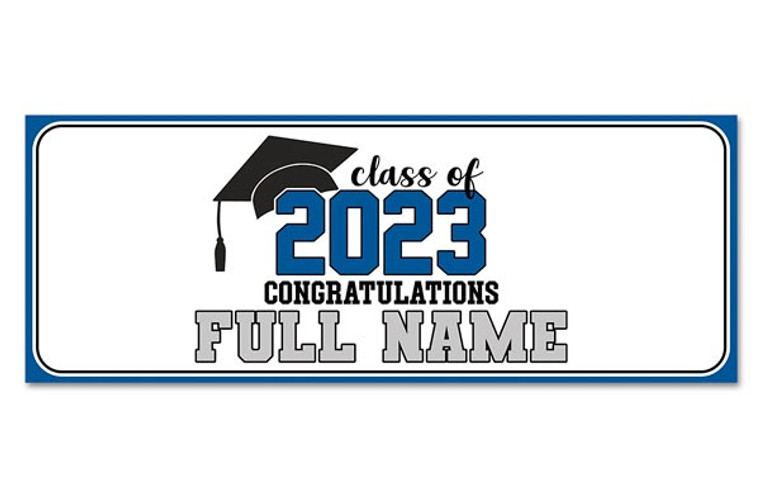 Graduation vinyl banner