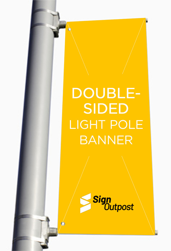 Light Pole Banners Custom Light Pole Banners Sign Outpost