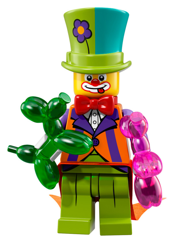 lego clown minifigure series 18