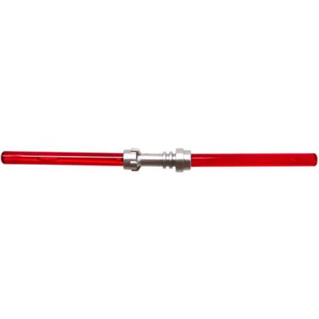 ☀️NEW Lego Weapon Trans Red LIGHTSABER STAR WARS Silver Dual Darth Maul 