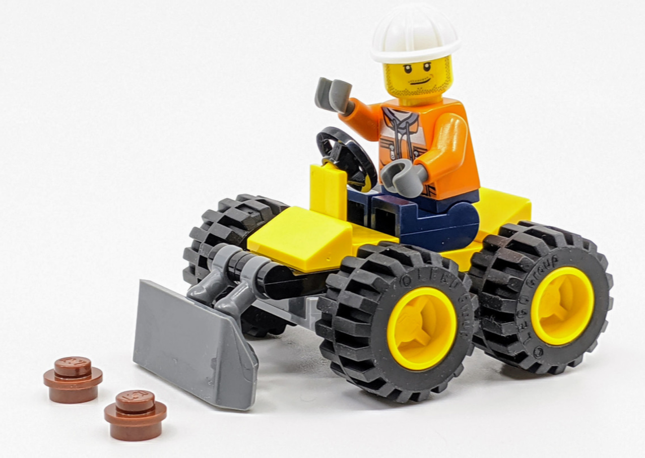 City: Construction Worker and (BulldozerFoil952003)