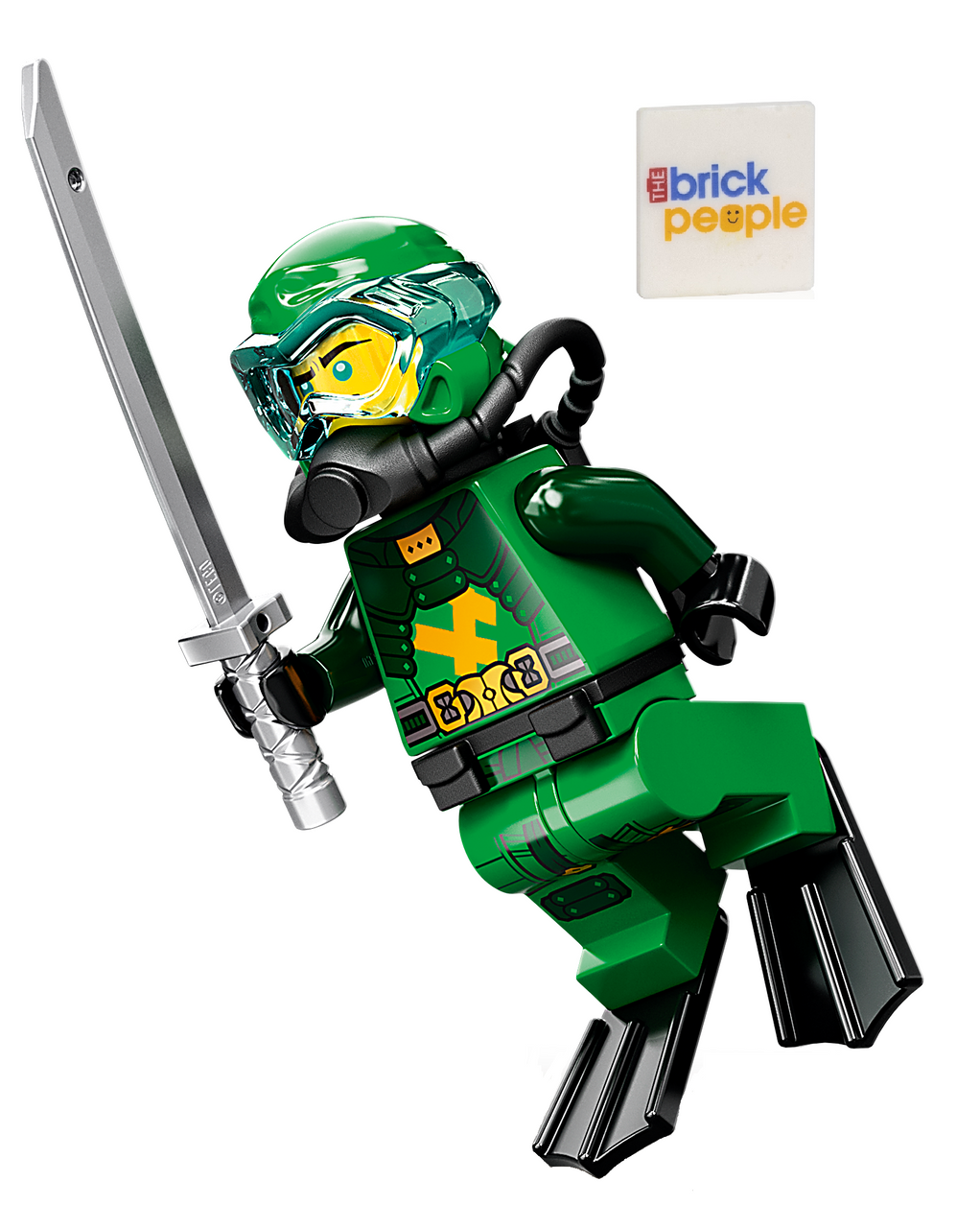 Ninjago: Lloyd from of The Mountain with Black Lego Cape (LloydHero71722)