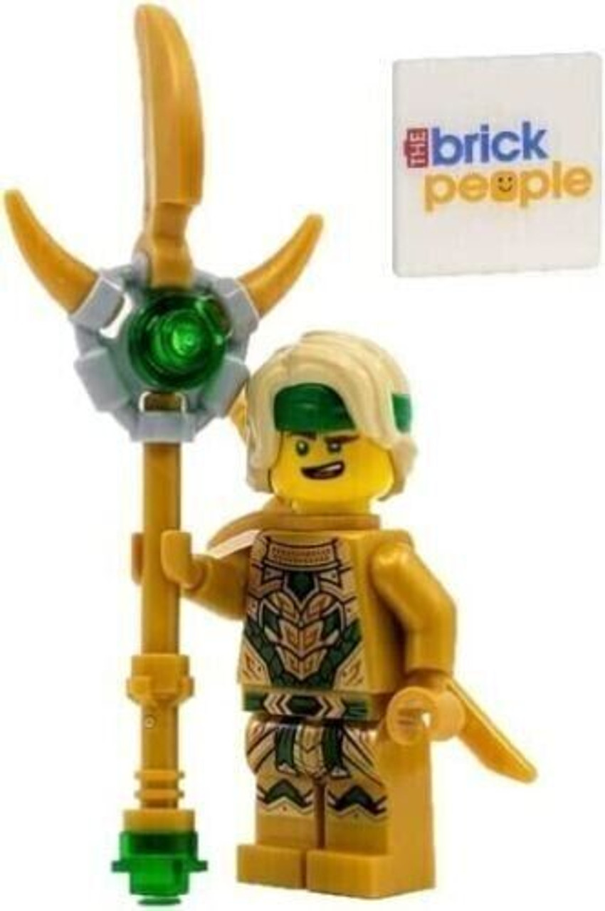 LEGO Ninjago Lloyd Golden Oni Minifigure with Staff Weapon