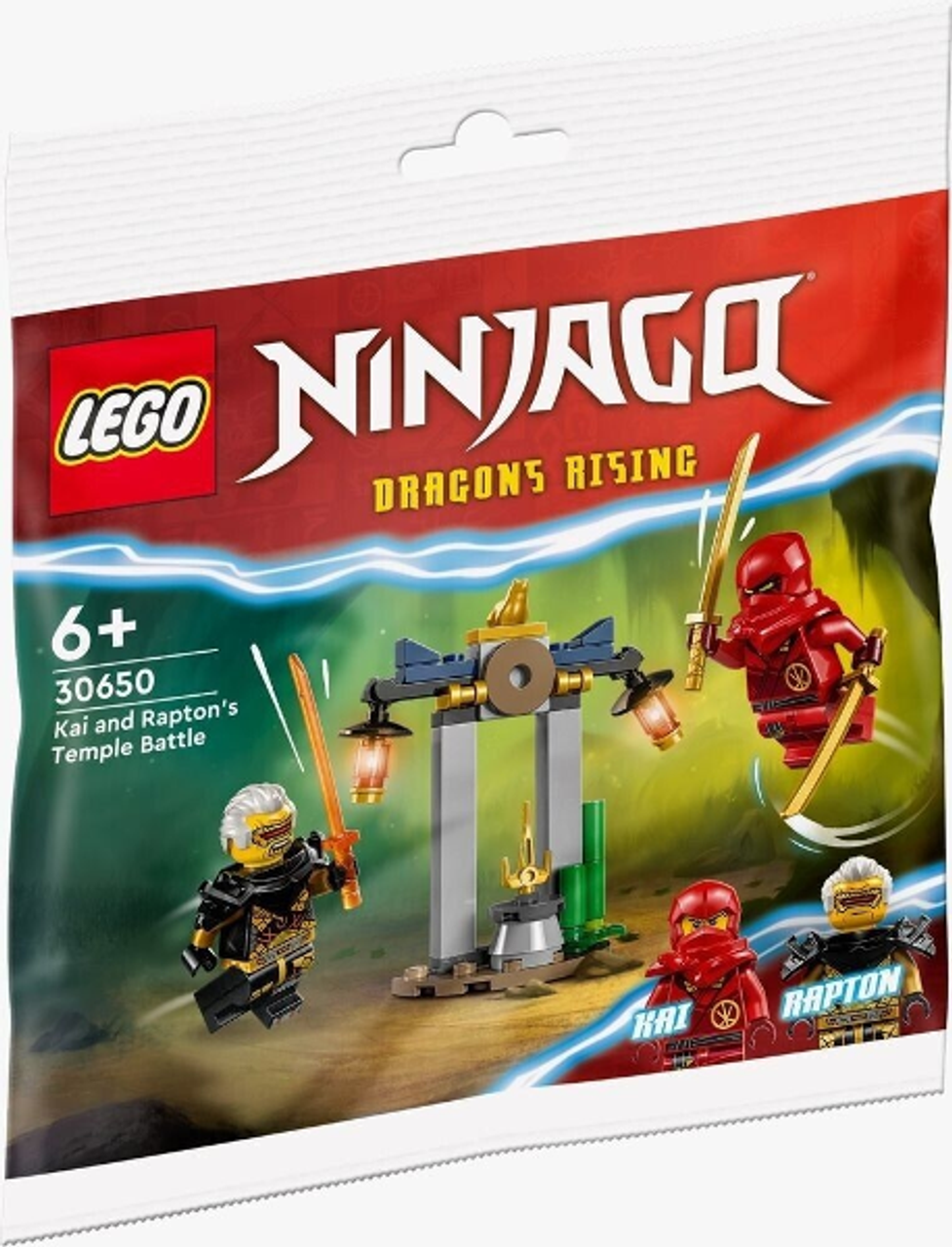 LEGO Ninjago Dragons Rising Minifigure - ninja Kai - Extra Extra