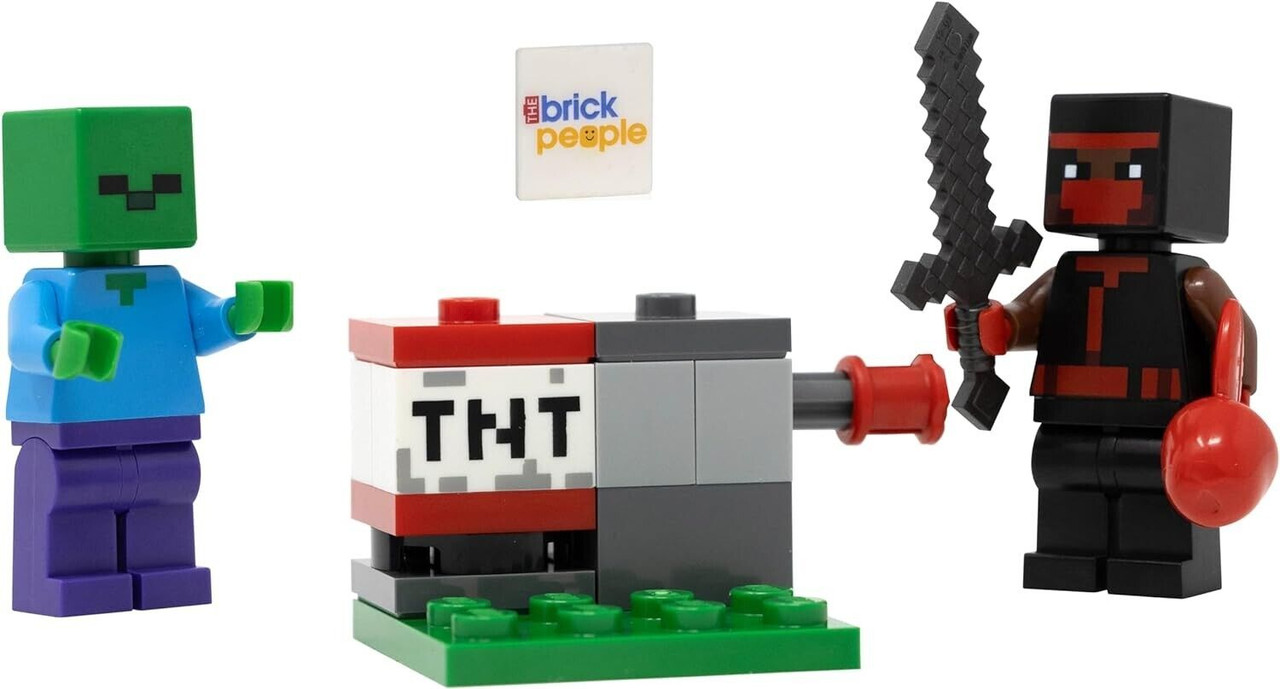 LEGO Minecraft Ninja with Zombie and TNT Launcher Combo Pack