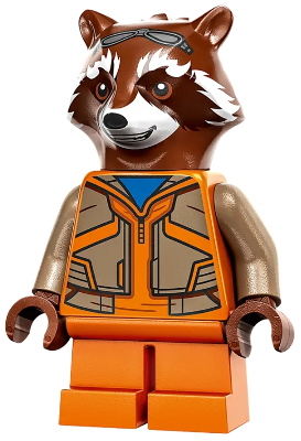LEGO® Marvel Rocket Raccoon Orange Outfit From 76243