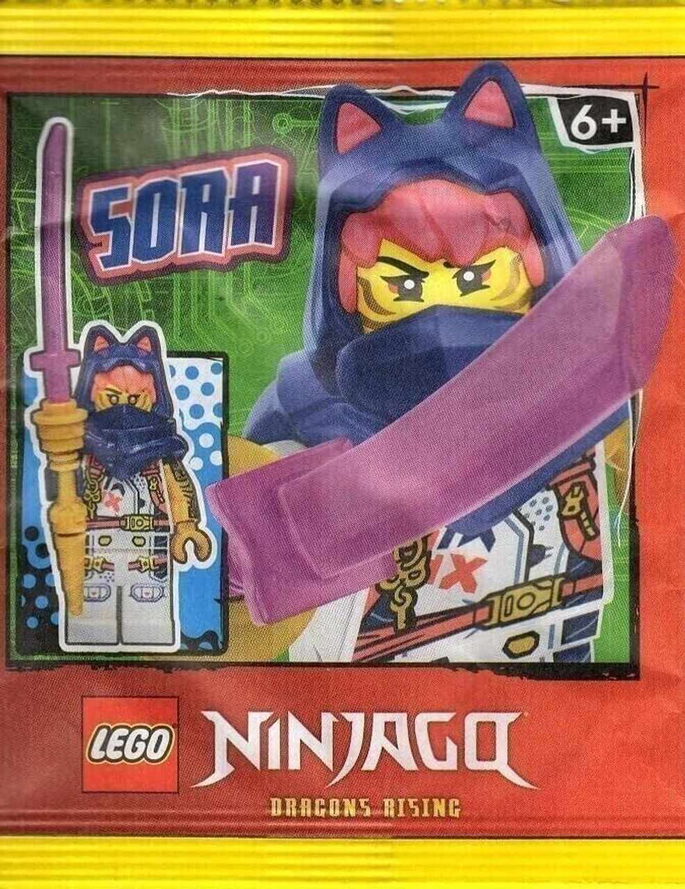 sora☺︎ LEGO Ninjago: Sora Minifigure with Pink Blade