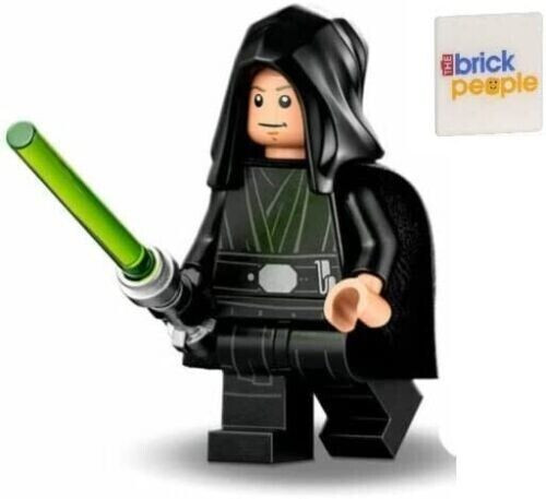 LEGO Star Wars: Luke Skywalker Jedi with Black Hand, Hair, and Lightsaber 75324