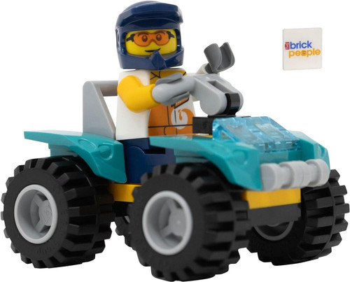 LEGO City: Stuntman Minifigure with Quad ATV