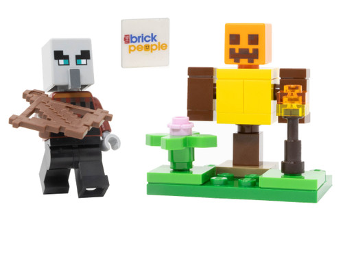 LEGO Minecraft: Pillager Minifigure with Training Dummy