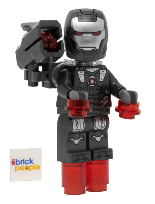 LEGO Superheroes: War Machine Minifigure with Shoulder Cannon, Blaster, and (James Rhodes) 2024
