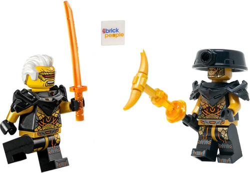 LEGO Ninjago Dragons Rising: Rapton and Imperium Guard Commander Minifigures LEGO Ninjago Dragons Rising: Rapton and Imperium Guard Commander Minifigures