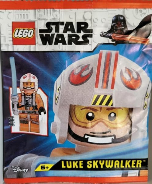LEGO Star Wars: Luke Skywalker Pilot Minifigure with Lightsaber