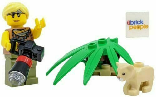 LEGO Wildlife Rescue Explorer Jessica Sharpe w/ Baby Lion LEGO Wildlife Rescue Explorer Jessica Sharpe w/ Baby Lion