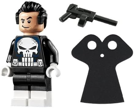 LEGO Superheroes: The Punisher Minifig - with Trench Coat and Tommy Gun (Frank Castle)
