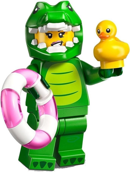 LEGO Collectible Minifigures Series 28 - Crocodile Costume Minifigure 71051 - Ages 6+