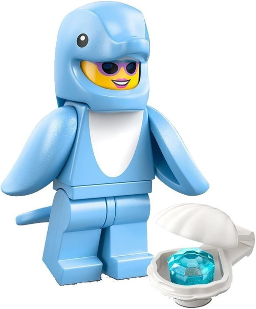 LEGO Collectible Minifigures Series 28 - Dolphin Costume Minifigure 71051 - Ages 6+