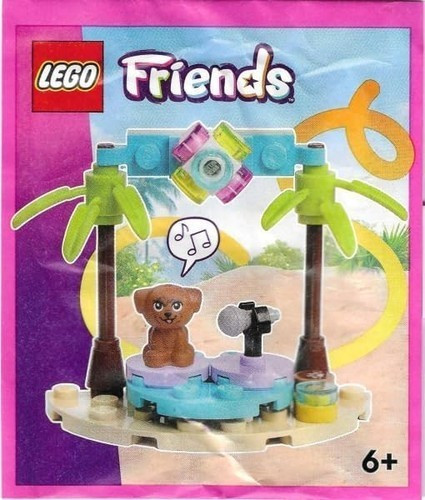 LEGO Friends Accessory Set: Puppy's (Alma's) Beach Stage (28 pcs)