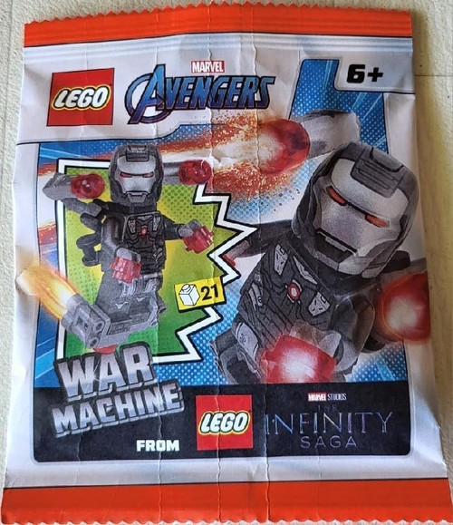 LEGO Marvel Superheroes: War Machine Minifigure with Laser Shooters - Ages 6+