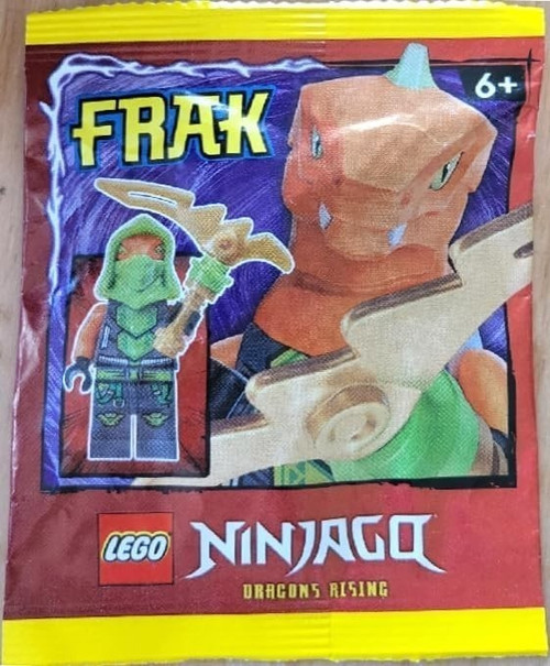 LEGO Ninjago Dragons Rising Season 3: Frak Minfigure with Blade - Ages 6+