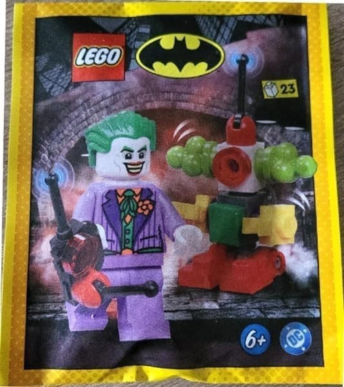 LEGO DC Superheroes: Joker Minifigure with Robot - Ages 6+