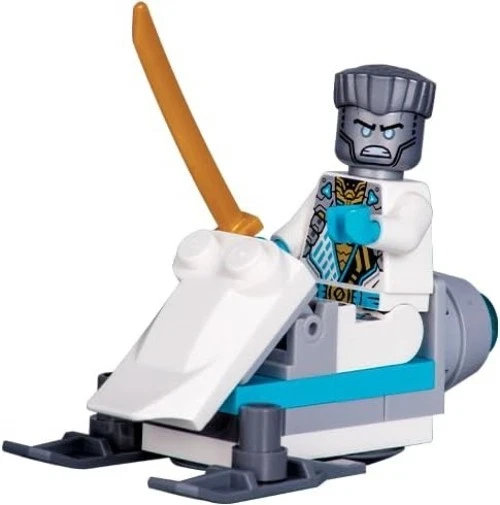 LEGO Ninjago Dragons Rising : Zane Tunic Minifigure with Ice Glider - Ages 6+