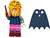 LEGO Harry Potter Series 2 Luna Lovegood with Lion Hat and Extra Blue Spongy Cape