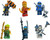 LEGO LEGO Ninjago Forbidden Spinjitzu Combo Pack with weapons - Lloyd Zane Jay Nya Cole Kai