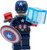 LEGO Superheroes: Captain America Minifig Jetpack Tesseract Mjolnir 242212