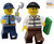 LEGO City: Police Officer Minifigure Chasing Thief