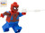 LEGO Superheroes: Spider-Man Minifigure with Web and Printed Arms