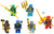 LEGO Ninjago Dragons Rising Season 2 Combo Set: 6 Climber Ninja Minifgures (Lloyd, Jay, Cole, Zane, NYA and Kai)