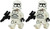 LEGO Star Wars: Clone Trooper Minfiigure (Phase 2) with Blaster - Lot of 2