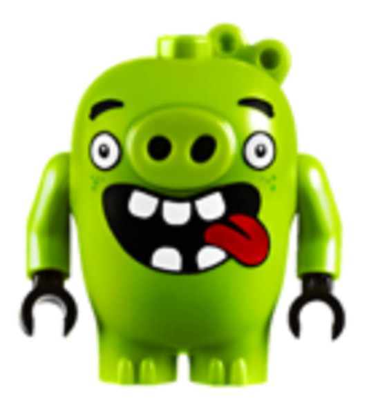 LEGO® Angry Birds Minifig - Green Pig Piggy - open mouth tongue - 75821