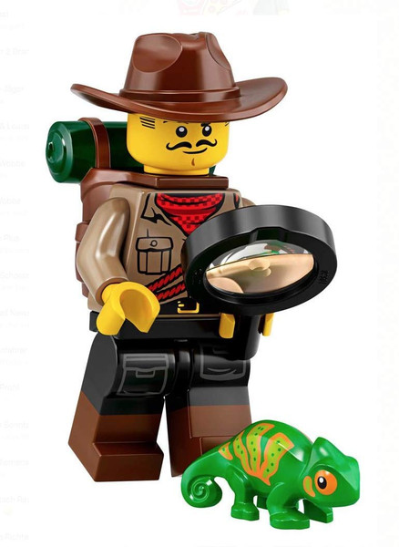 LEGO® Minifigures Series 19 - Jungle Explorer with Chameleon 71025
