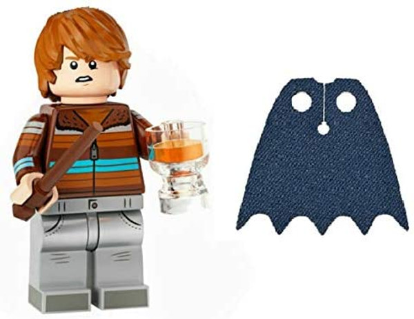 LEGO Harry Potter Series 2 Ron Weasley with Butterbeer and Extra Blue Spongy Cape