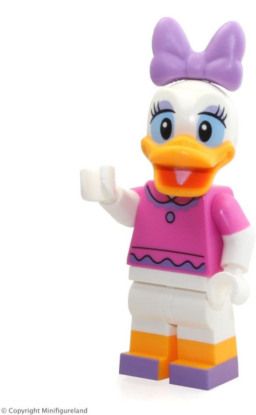 LEGO Disney Exclusive MiniFigure - Daisy Duck (Dark Pink Top) From Disney Castle 71040 (DaisyDuckNEW71040)