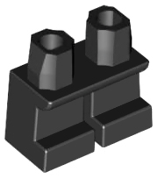 LEGO®  Accessories - Short Black Legs - for Minifigs