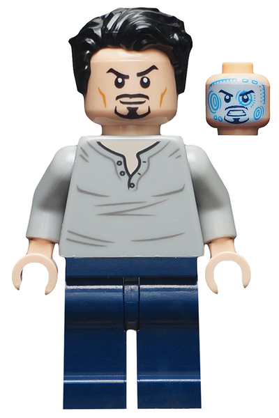 LEGO Marvel Super Heroes Minifigure - Tony Stark from Iron man Armory