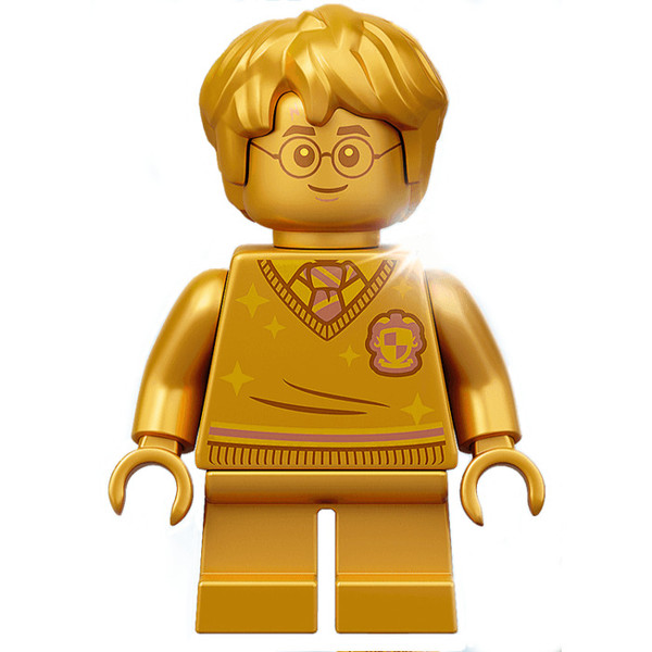 LEGO Harry Potter Gold Minifigure: 20th Anniversary Gold - The Brick People