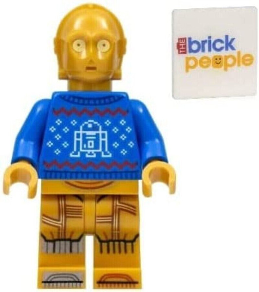 LEGO Star Wars: Festive C-3PO Minifigure with Holiday Sweater 75340
