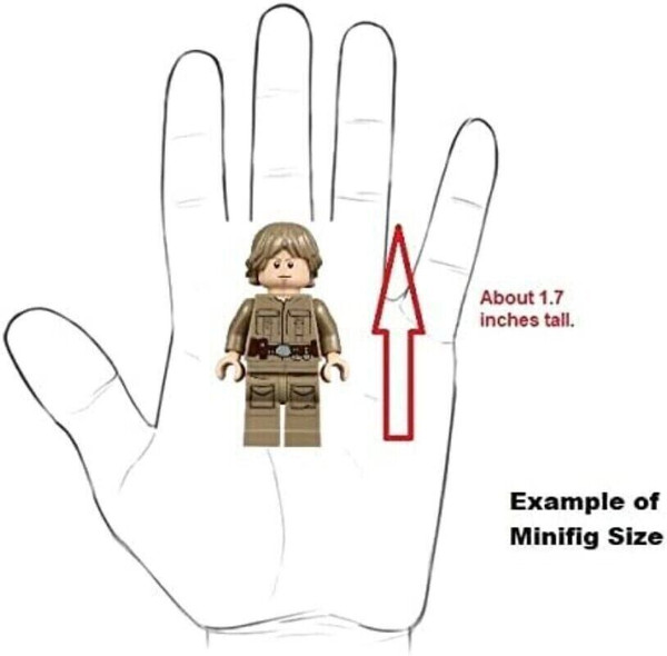 LEGO Star Wars: Luke Skywalker Minifigure with Shaggy Hair 