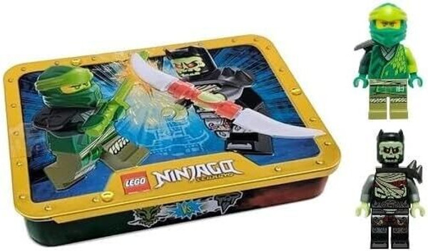 LEGO Ninjago: Lloyd vs. Bone Warrior Minifigure Collector's Tin Additional Green