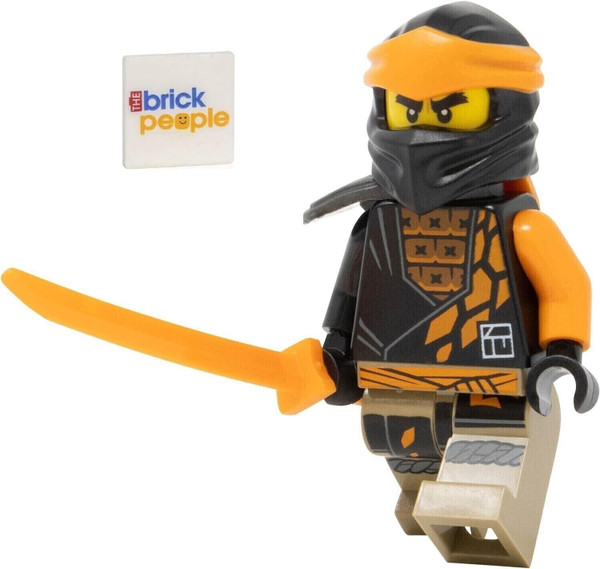 LEGO Ninjago Core: Cole Minifigure with Katana Sword