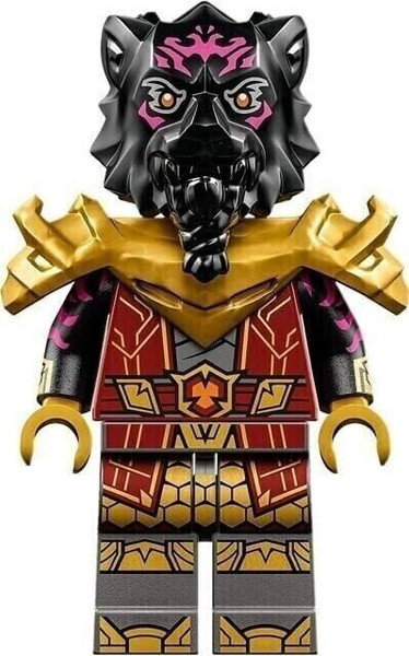 LEGO Ninjago Dragons Rising: Lord Ras Minifigure with Golden Hammer