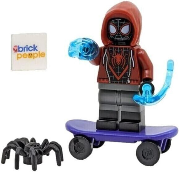LEGO Superheroes Spider-Man: Miles Morales Minifigure Skateboard Web Blasts