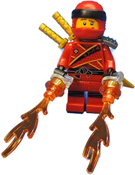 LEGO Ninjago: Kai Minifigure with Flames and Katana