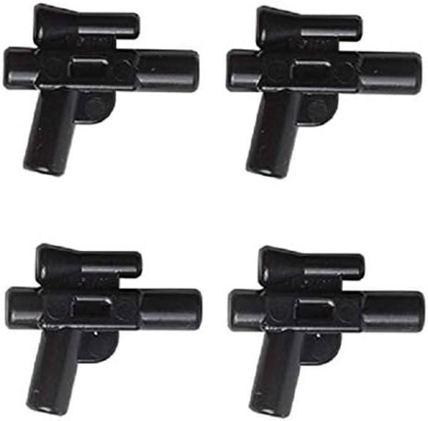 LEGO Minifig Accessories: 4 Star Wars Pistol Lot (Small Blasters)